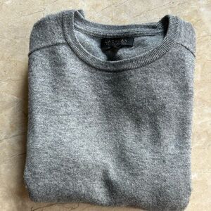 Men's Classic Gray Crewneck Sweater